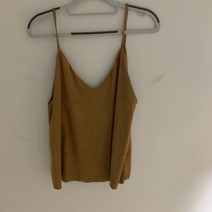 Suede tank top